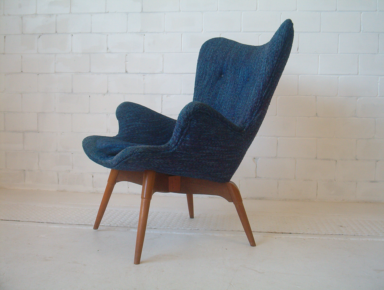 S Featherston R160 VINTAGE Contour Chair c.1952 fully ORIGINAL