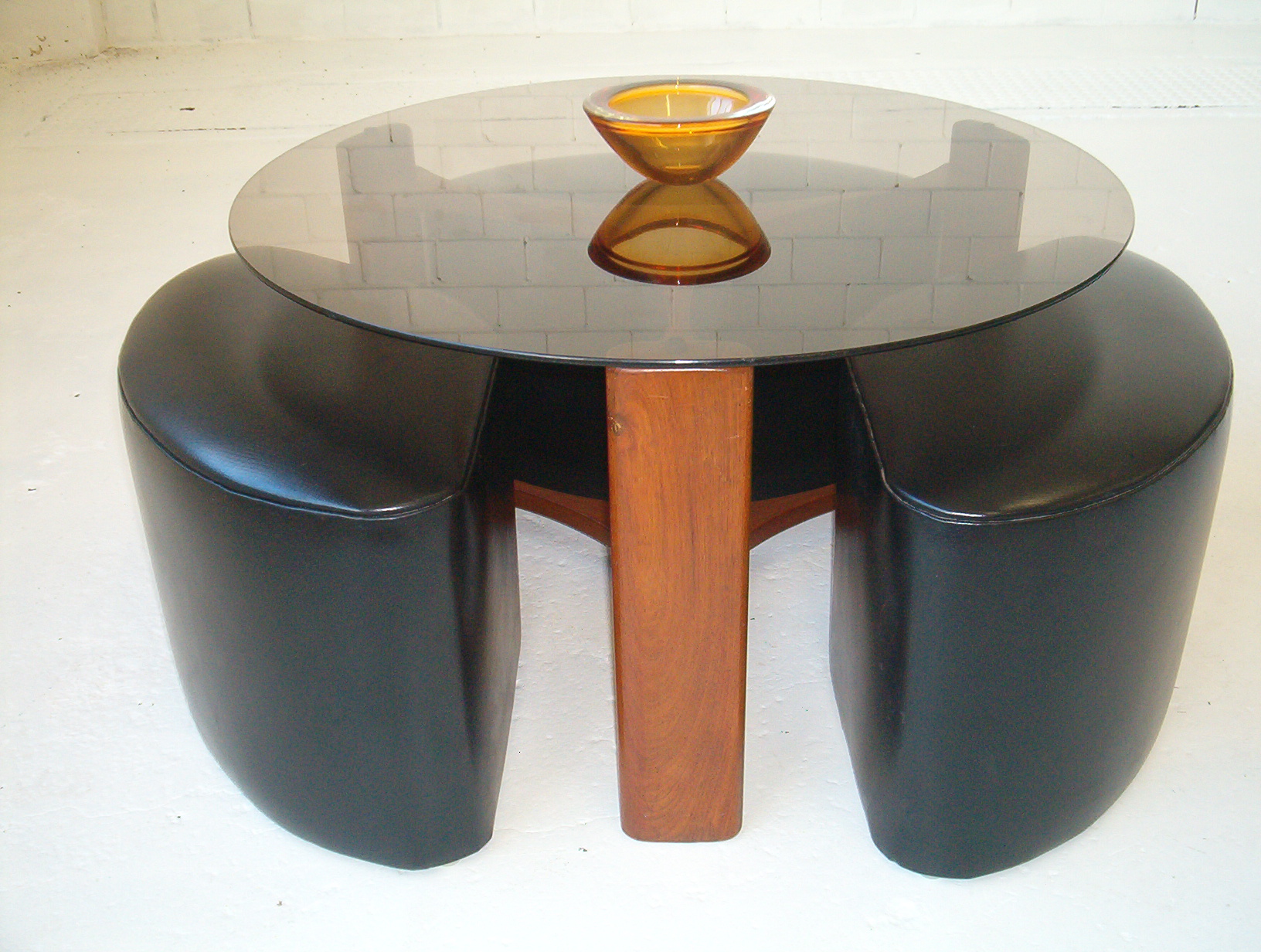 TH Brown Sons Fondue Coffee Table 3 Stools. Parker Danish