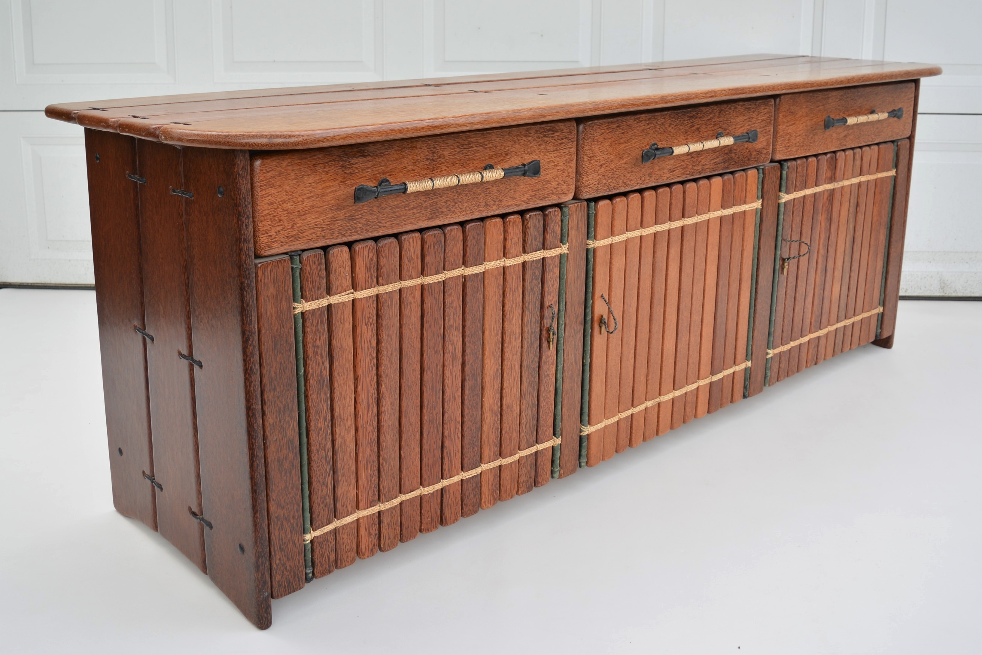 Cabinet Pacific Green Furniture Palmwood Sideboard Buffet