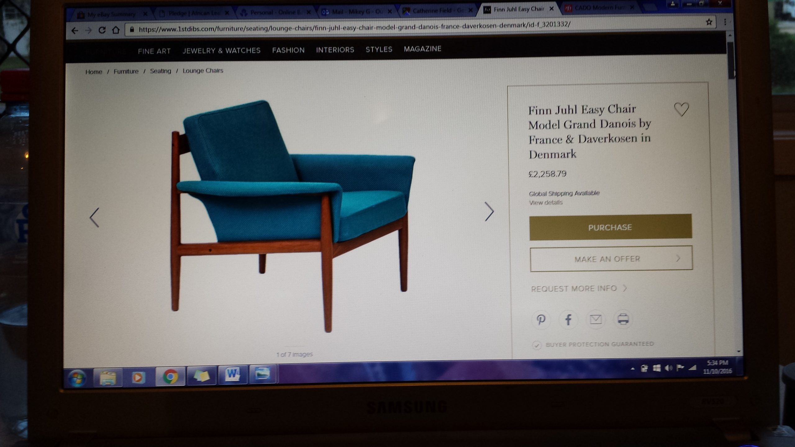 Danish-finn-juhl-grand-danois-cado-france-and-sons-vintage-parker-chair-13