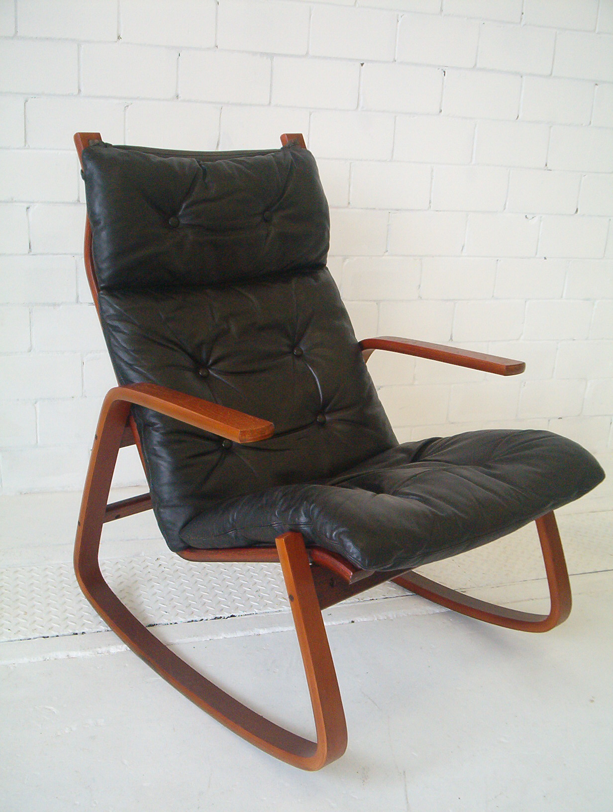 Norwegian Leather Rocking Chair, Leather Rocking Chair Australia