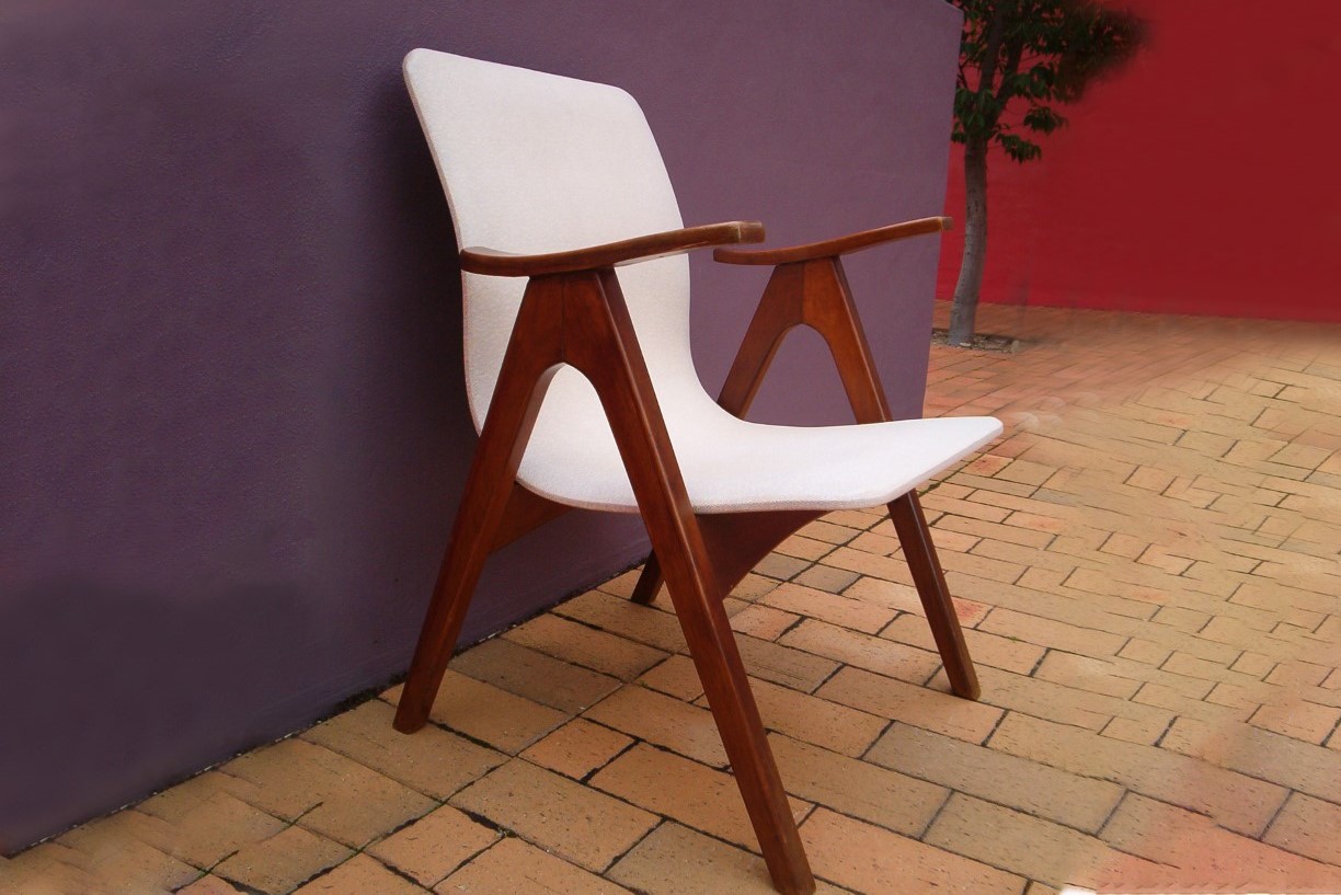 George-Doukoff-Volkschair-Zoureff-Fler-Featherston-era-Vintage-Retro-Chair-Armchair