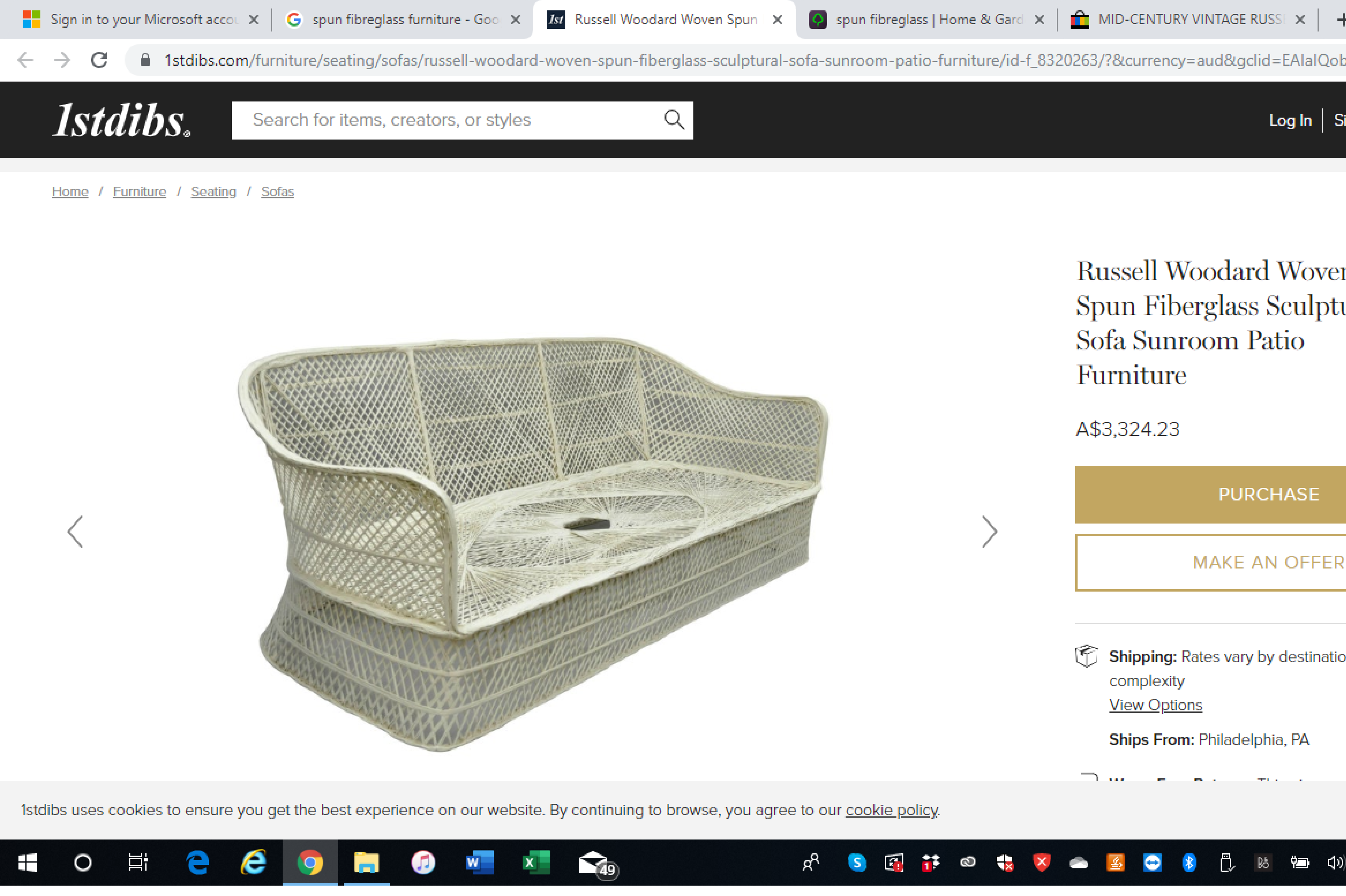 vintage-russell-woodard-woven-spun-fibreglass-outdoor-lounge-sofa-2-seater-patio-furniture