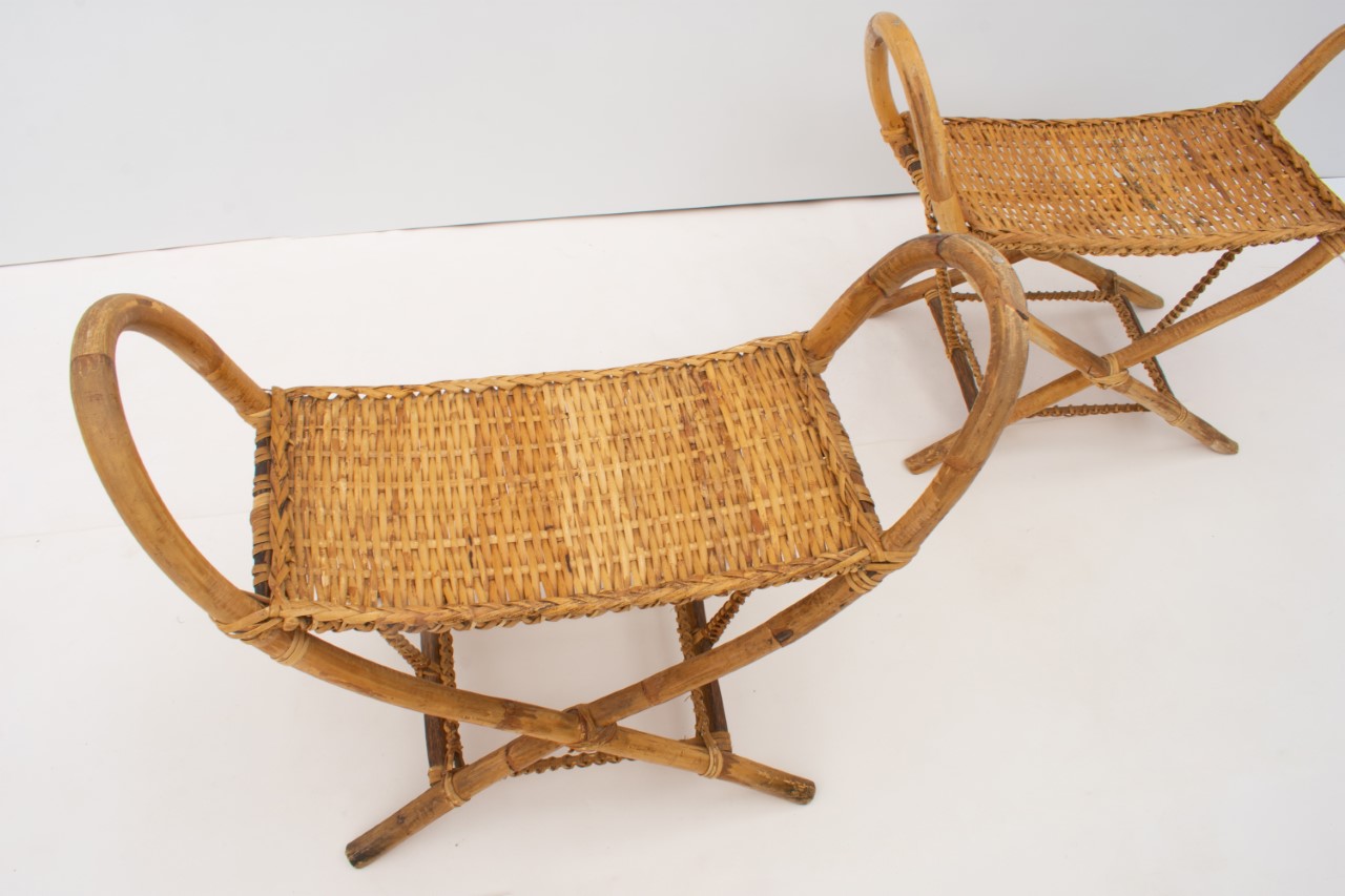 pair-1930's-side-tables-safari-stools-seats-handcrafted-vintage-antique-bedside-tables (3)