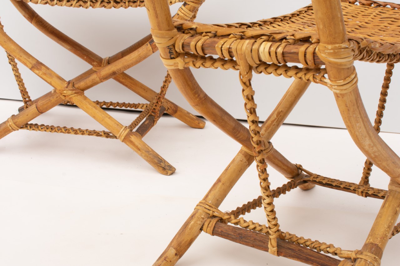 pair-1930's-side-tables-safari-stools-seats-handcrafted-vintage-antique-bedside-tables (9)