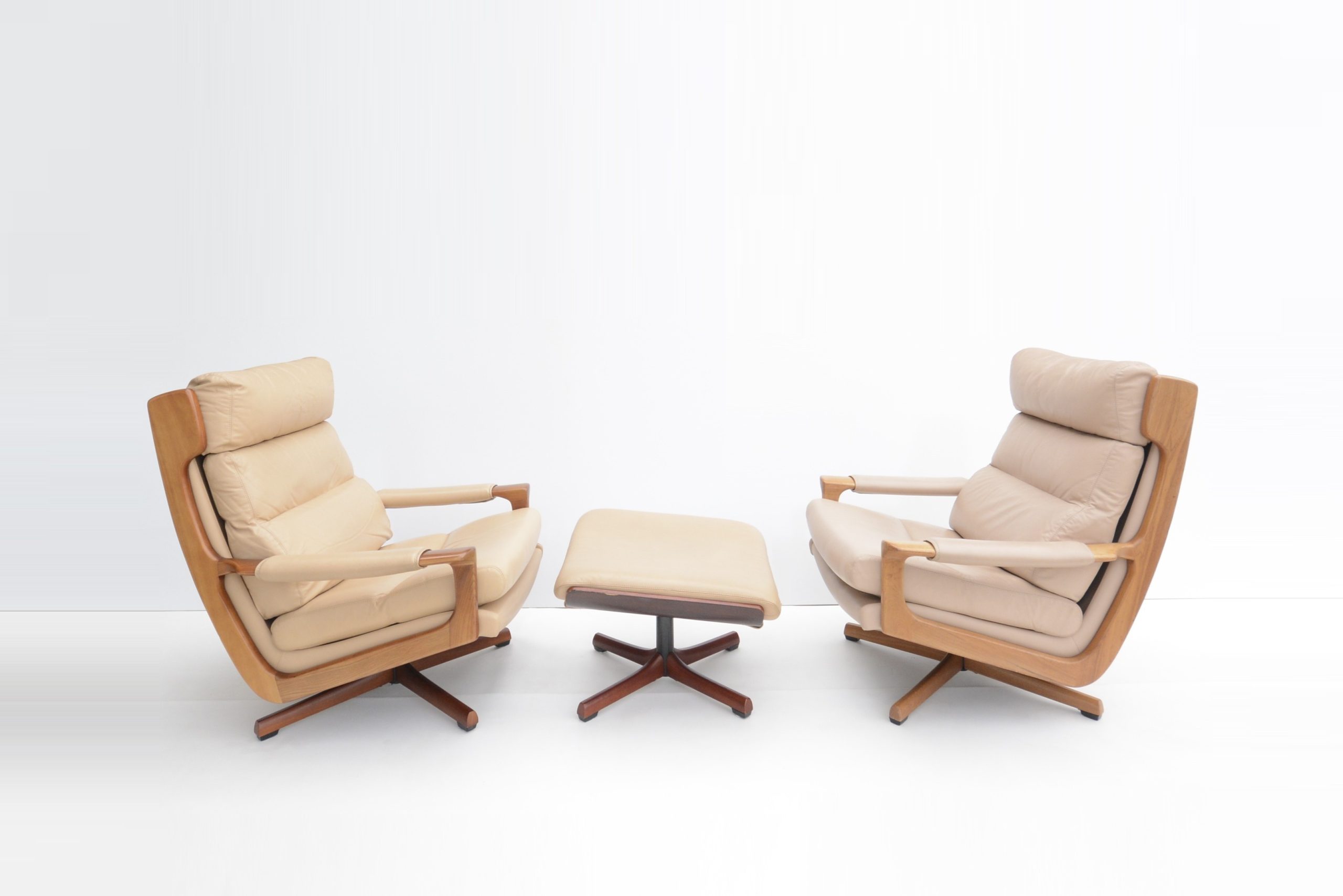 tessa-t21-delmont-pair-leather-swivel-chairs-footstool-vintage-ret